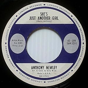 Imagen del vendedor de She's Just Another Girl / There's No Such Thing As Love [7" 45 rpm Promo] a la venta por Kayleighbug Books, IOBA