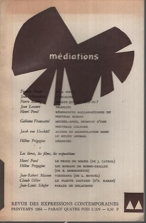 Imagen del vendedor de Mdiations 7 printemps 1964 a la venta por PRISCA