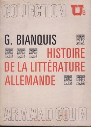 Imagen del vendedor de Histoire de la littrature allemande a la venta por PRISCA