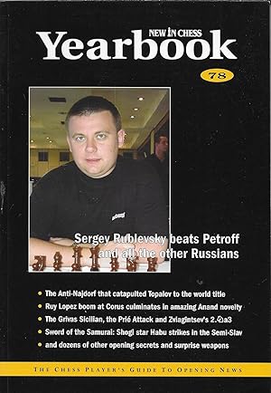 Immagine del venditore per New In Chess Yearbook 78: The Chess Player's Guide to Opening News venduto da stephens bookstore