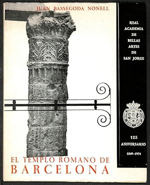 Image du vendeur pour El templo romano de Barcelona mis en vente par Els llibres de la Vallrovira
