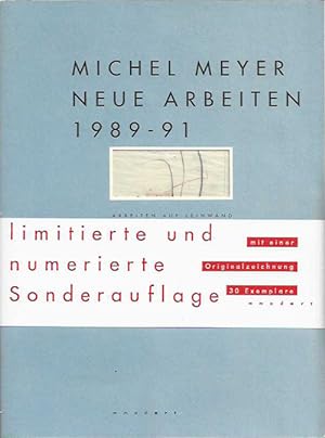 Neue Arbeiten 1989 – 91. arbeiten auf leinwwand und auf papier Bilder und Zeichnungen 1988/89
