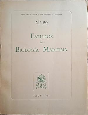 ESTUDOS DE BIOLOGIA MARÍTIMA, N.º 29.
