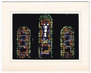 Blatt mit Kirchenfenster Chapelle St.-Dominique Varengeville Saint Dominique par Braque