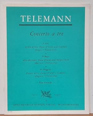 Concerto a tre F-Dur für Altblockflöte, Horn (Viola) und Cembalo (Fagott / Violoncello) (Felix Sc...