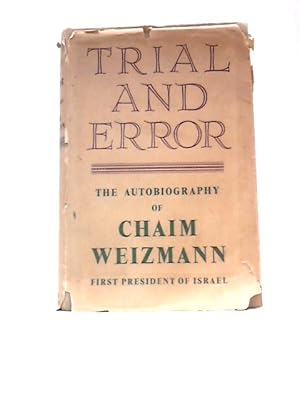 Seller image for Trial And Error: The Autobiography for sale by World of Rare Books