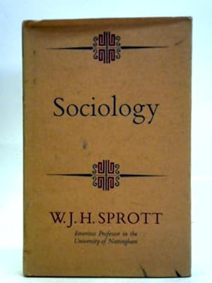 Imagen del vendedor de Sociology a la venta por World of Rare Books