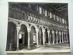 Fotografia Alinari "RAVENNA Emilia - Chiesa di S. Apollinare in Classe. Parete della Navata Maggi...