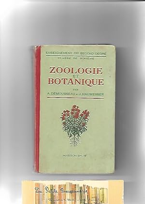 Bild des Verkufers fr Zoologie et botanique, classe de sixime zum Verkauf von La Petite Bouquinerie