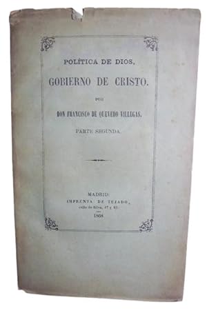 Política De DIos Y Gobierno De Cristo, Parte Segunda