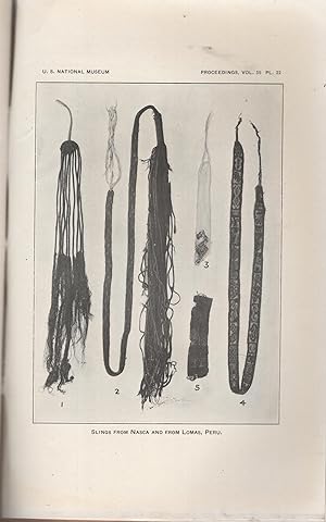 Imagen del vendedor de Distribution and use of Slings in Pre-Columbian America, with descriptive catalogue of Ancient Peruvian Slings in the United States National Museum. a la venta por PRISCA