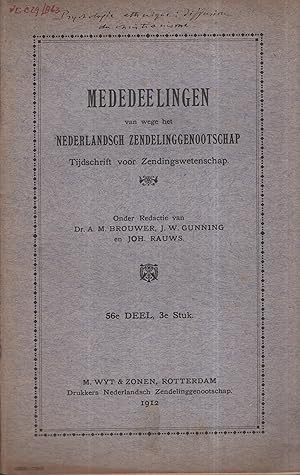 Bild des Verkufers fr Mededeelingen van wege het Nederlandsch Zendelinggenootschap Tijdschrift voor Zendingswetenschap. - 56 Deel, 3 Stuck. - De Talen van HALMAHERA, in verband met de Evangelieverkondiging. zum Verkauf von PRISCA