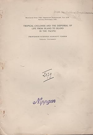 Bild des Verkufers fr Tropical Cyclones and the Dispersal of life from Island to Island in the Pacific zum Verkauf von PRISCA