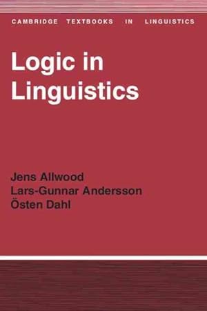 Bild des Verkufers fr Logic in Linguistics zum Verkauf von GreatBookPrices