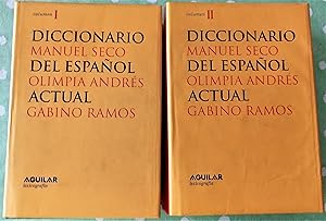 Seller image for OBRA COMPLETA DICCIONARIO ACTUAL DEL ESPAOL 2 TOMOS (Lexicografia Aguilar) for sale by Libros Torres