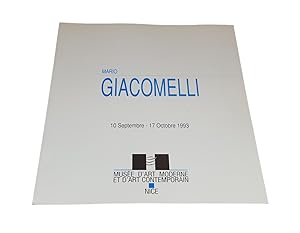 Seller image for Mario Giacomelli. Castello di Rivoli, Museo d'arte contemporanea, 2 ottobre 1992-10 gennaio 1993 / Muse d'Art Moderne et d'Art contemporain de Nice, du 10 septembre au 17 octobre 1993 for sale by Librairie de l'Escurial