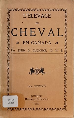 L'élevage du cheval en Canada