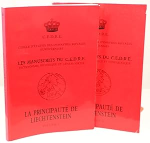 Bild des Verkufers fr LES PRINCIPAUTE DE LIECHTENSTEIN, Vol. I et II. Dictionnaire historique et gnalogique. zum Verkauf von Librairie Le Trait d'Union sarl.