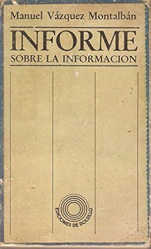 Imagen del vendedor de Informe sobre la informacin a la venta por ABACO LIBROS USADOS