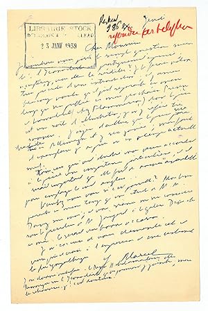 Immagine del venditore per 2 autograph letters signed. venduto da Antiquariat INLIBRIS Gilhofer Nfg. GmbH