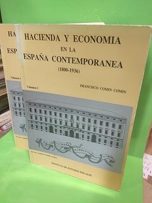 Imagen del vendedor de Hacienda y economa en la Espaa contempornea (1800-1936). 2 Tomos a la venta por ABACO LIBROS USADOS