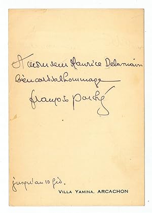 Seller image for 2 autograph letters signed and 1 autograph dedication signed. for sale by Antiquariat INLIBRIS Gilhofer Nfg. GmbH
