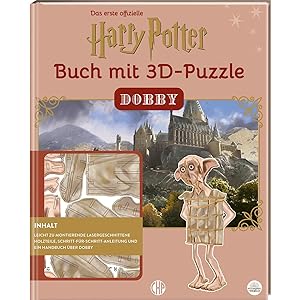 Bild des Verkufers fr Harry Potter. Dobby. Buch mit 3D-Puzzle. zum Verkauf von artbook-service