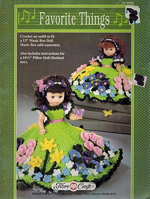 Bild des Verkufers fr FAVORITE THINGS FCM 209 Crochet an Outfit to Fit 13 ? Music Box Doll zum Verkauf von Z-A LLC