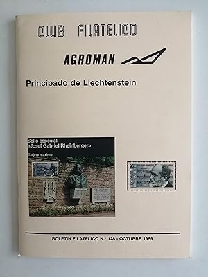 Club Filatélico Agroman : boletín filatélico. Nº 128, octubre 1989 : Principado de Liechtenstein
