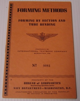 Image du vendeur pour Forming Methods: Forming By Section And Tube Bending (#9081) mis en vente par Books of Paradise