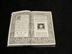 Shakespeare's mHistorical Plays Poems & Sonnets