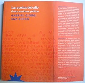 Image du vendeur pour Las vueltas del odio. Gestos, escrituras, polticas mis en vente par Libreria Ninon