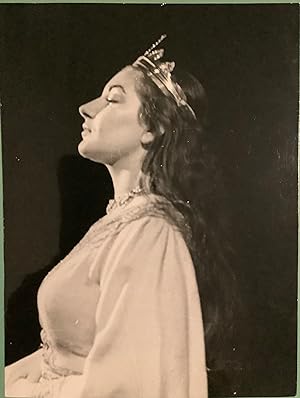 Fotografia originale Maria Callas, Teatro di San Carlo Napoli