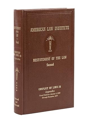 Seller image for Restatement of the Law 2d. Conflict of Laws 2d Vol. 4 Appendix for sale by The Lawbook Exchange, Ltd., ABAA  ILAB