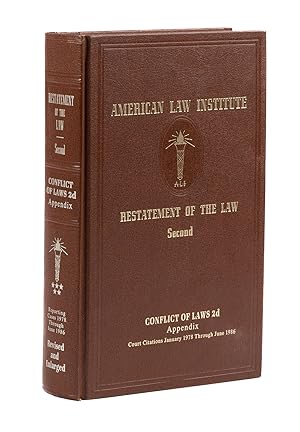 Seller image for Restatement of the Law 2d. Conflict of Laws 2d Vol. 5 Appendix for sale by The Lawbook Exchange, Ltd., ABAA  ILAB