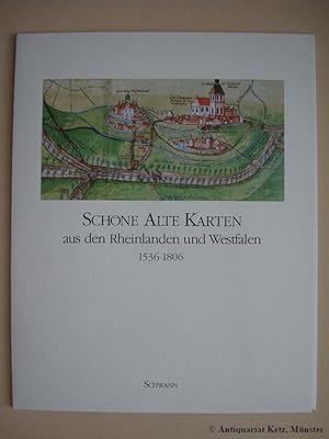Seller image for Schne alte Karten aus den Rheinlanden und Westfalen. 1536-1806. 1. Auflage. for sale by Antiquariat Hans-Jrgen Ketz