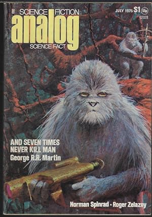 Immagine del venditore per ANALOG Science Fiction/ Science Fact: July 1975 ("Doorways in the Sand") venduto da Books from the Crypt