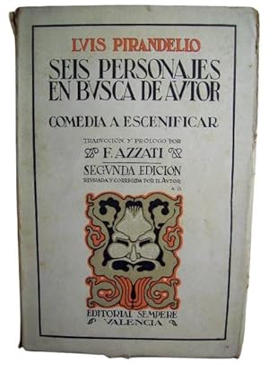 Imagen del vendedor de Seis Personajes En Busca De Un Autor a la venta por Librera Aves Del Paraso