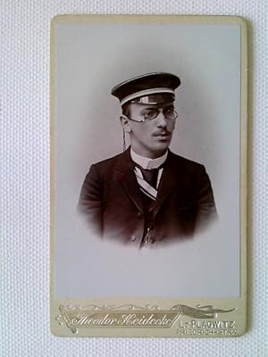 CdV, Portrait, Student O. Weise stud.phil., Leipzig, Studentika, Fotografie, ca. 1900
