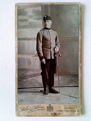 CdV, Soldat in Uniform, Kolomyi, Ukraine, Fotografie, ca. 1915