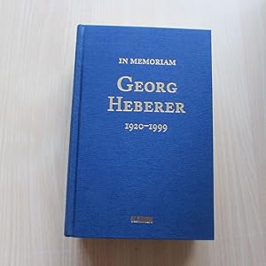 Bild des Verkufers fr In Memoriam - Georg Heberer, 1920-1999 zum Verkauf von Bookstore-Online