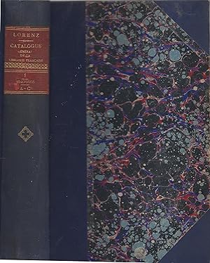 Immagine del venditore per Catalogue Gnral de la Librairie Franaise pendant 25 ans (1840-1865). - Tome Premier (A-C). venduto da PRISCA