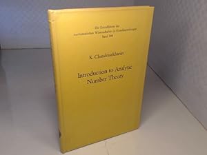 Seller image for Introduction to Analytic Number Theory. (= Grundlehren der mathematischen Wissenschaften - Band 148). for sale by Antiquariat Silvanus - Inhaber Johannes Schaefer