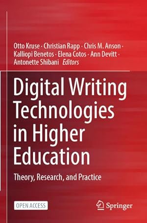 Seller image for Digital Writing Technologies in Higher Education for sale by BuchWeltWeit Ludwig Meier e.K.