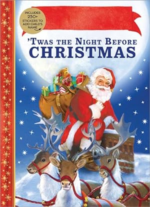 Seller image for twas the Night Before Christmas Personalized Book With Stickers for sale by GreatBookPrices