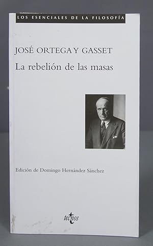 Seller image for La rebelin de las masas. Jos Ortega y Gasset for sale by EL DESVAN ANTIGEDADES