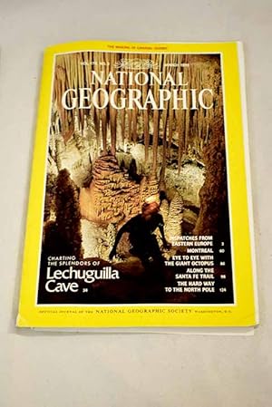 Seller image for National Geographic Magazine, Ao 1991, vol. 179, n 3:: Dispatches from eastern Europe; Charting the splendors of lechuguilla cave; Montreal: spirited heart of french Canada; Eye to eye with the giant octopus; Along the Santa Fe trail; The hard way to the North Pole for sale by Alcan Libros