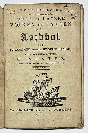 Schoolbook, 1813, Children's Education | Kort Overzigt van de voornaamste Oude en Latere Volken o...