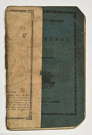 Schoolbook, 1854, Education | Allereerste Gronden der Rekenkunde. Zalt-Bommel, Joh. Noman en Zoon...