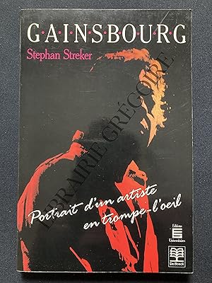 Image du vendeur pour GAINSBOURG Portrait d'un artiste en trompe-l'oeil mis en vente par Yves Grgoire